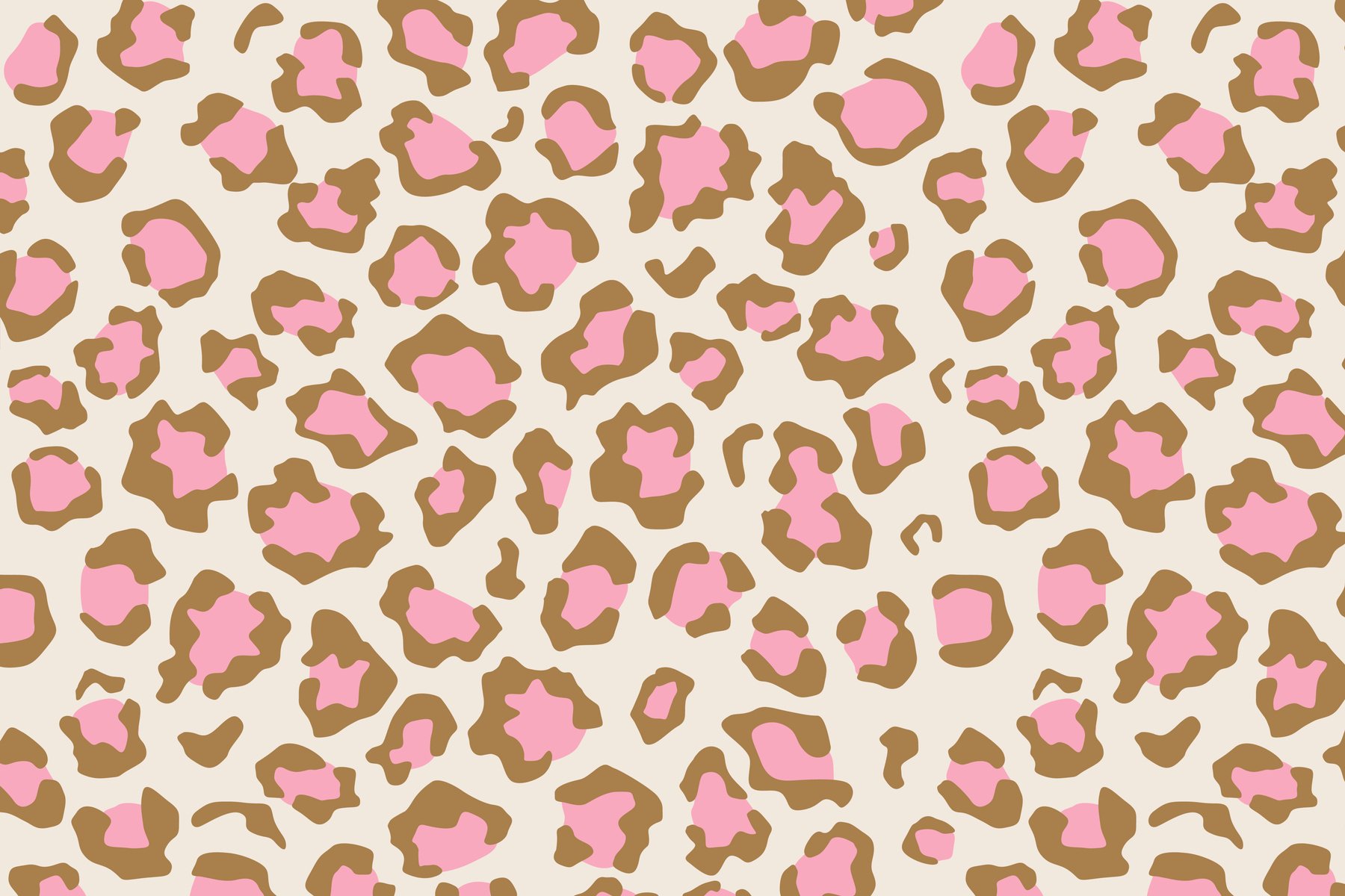 Pink Leopard Print Pattern Background